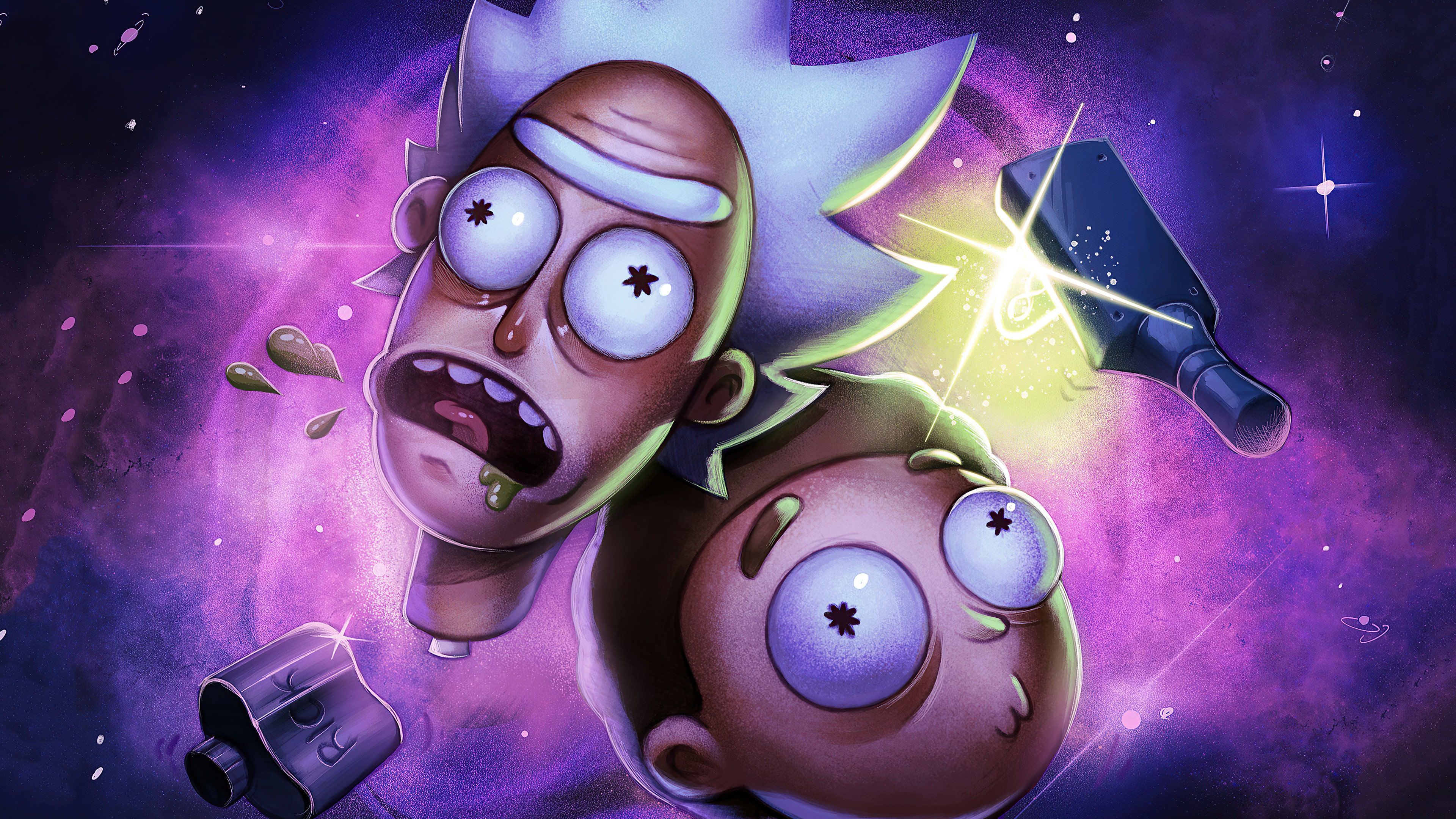 Rick and Morty Dark Wallpapers - Top Free Rick and Morty Dark ...