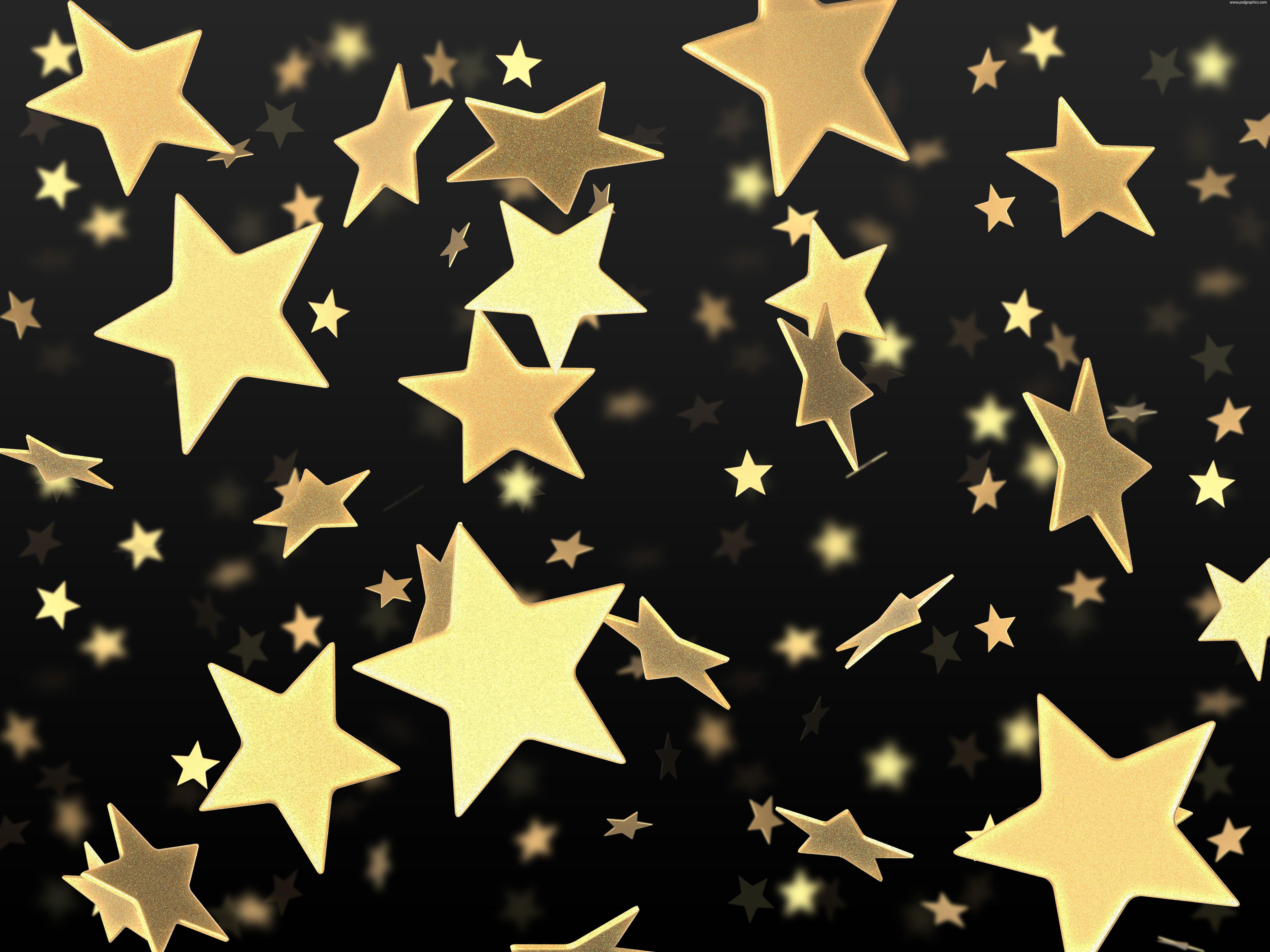 Gold glitter and stars on isolated background. 2243608 Vector Art at  Vecteezy