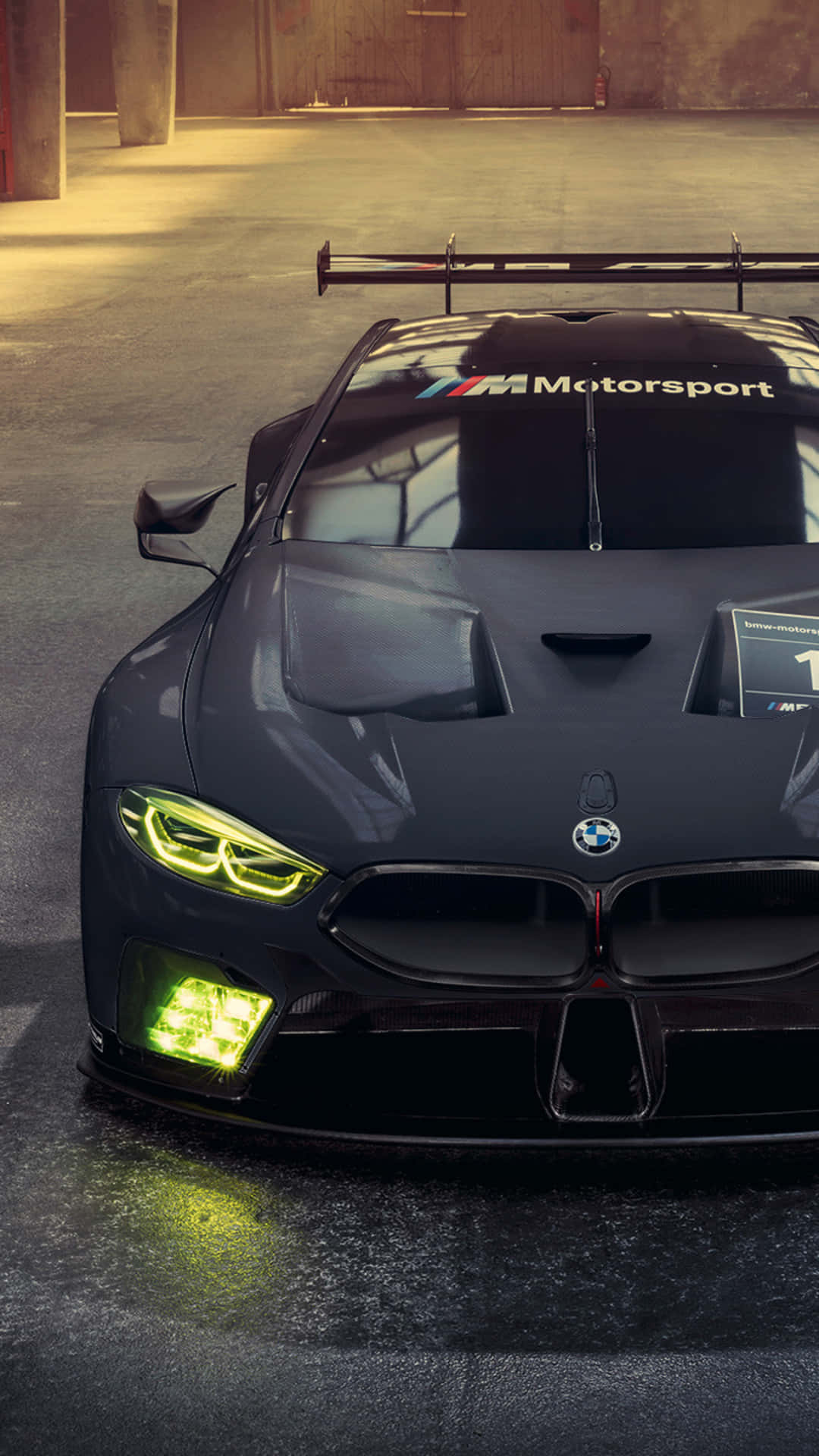 1080x1920 Download Matte Black Bmw M8 4k Mobile Wallpaper