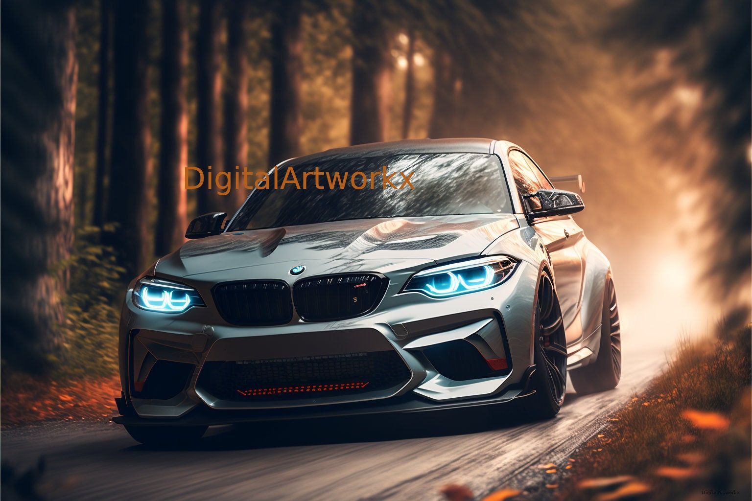 1536x1024 Printable BMW M2 Competition M2 Digital Image Digital Art