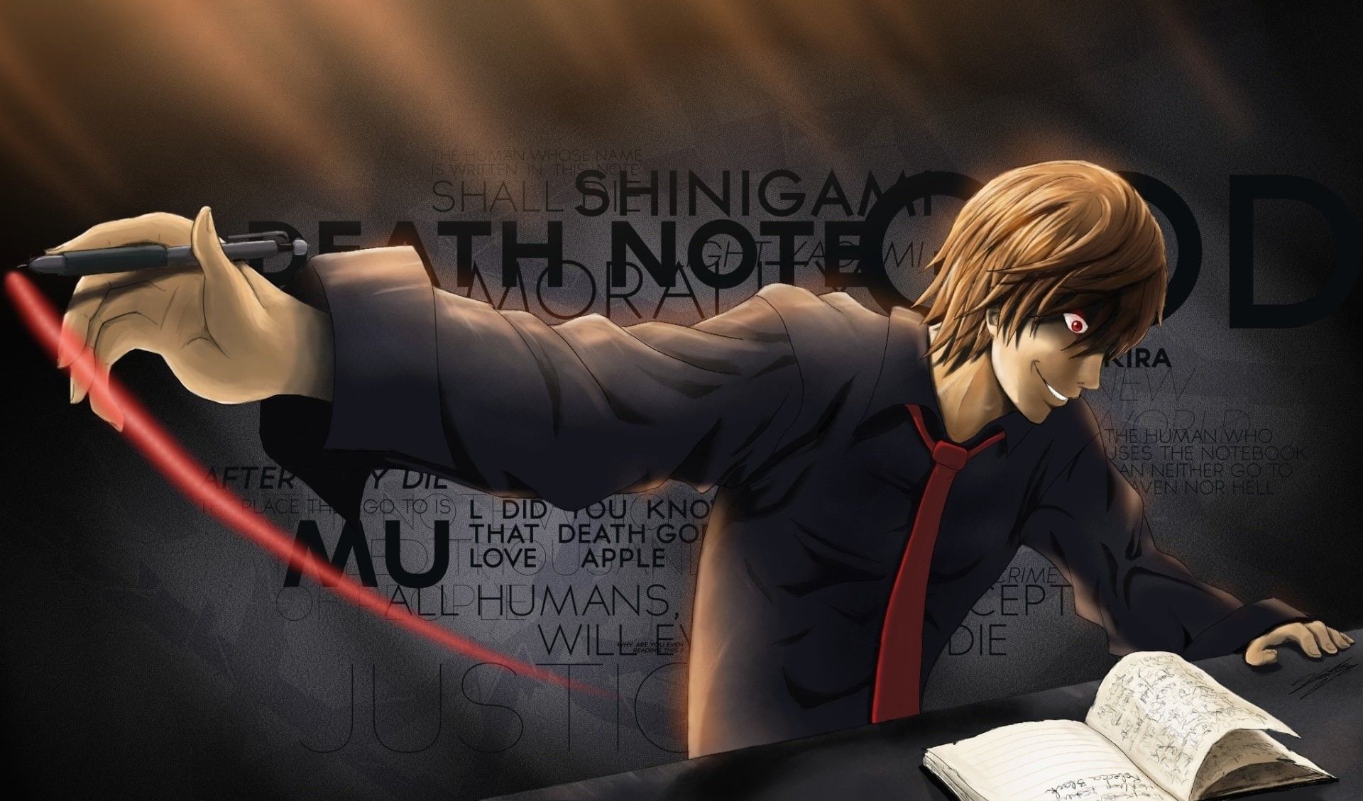1920x1129 Wallpaper / Death Note, 1080P, Anime, Light Yagami free download