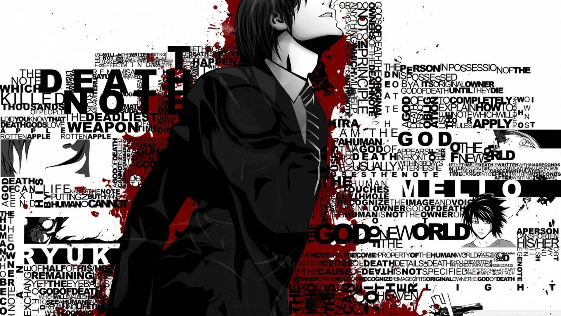 1920x1080 Download Light Yagami Death Note Quotes Wallpaper