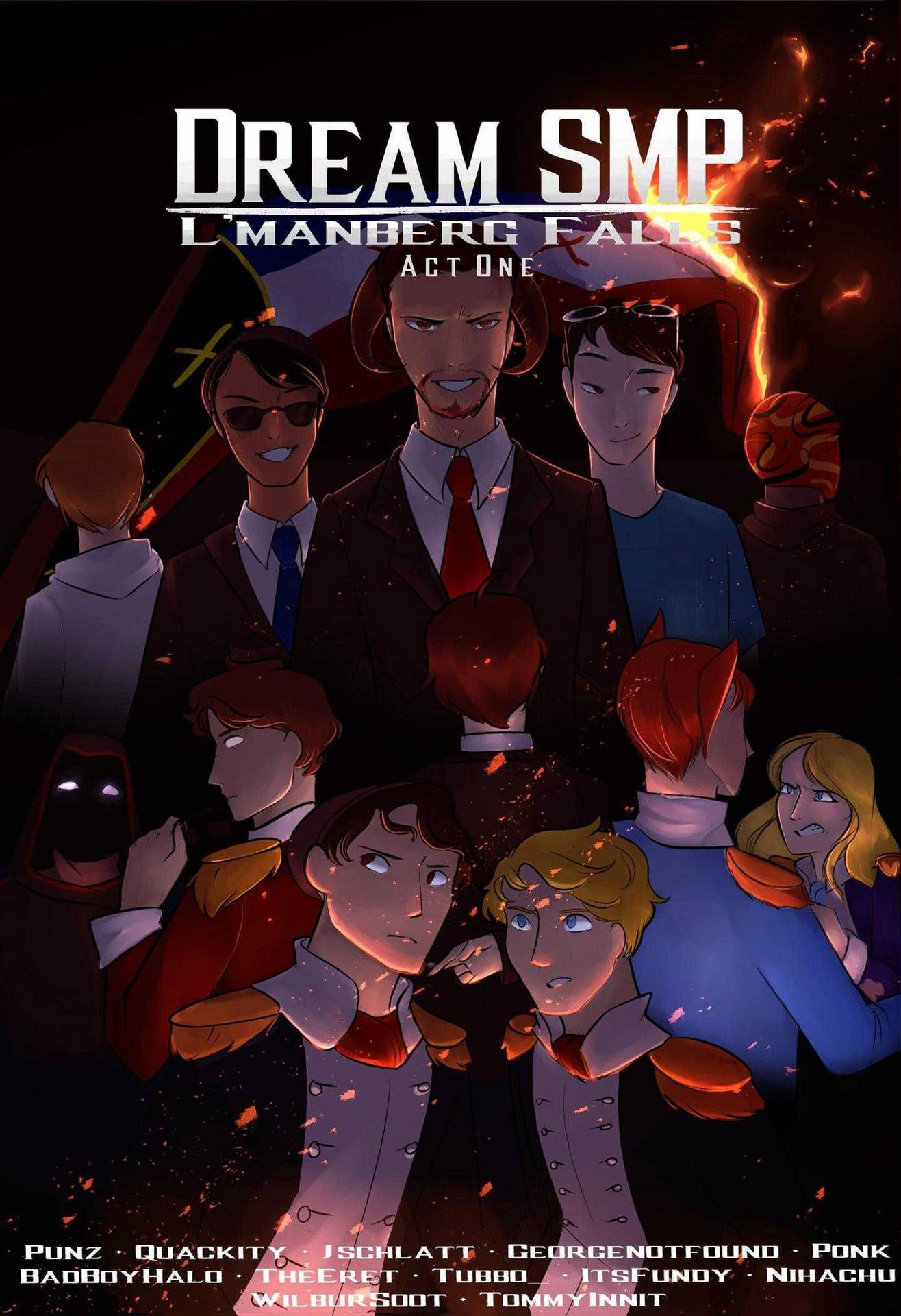 1316x1920 Download Dream SMP Act One Poster Wallpaper