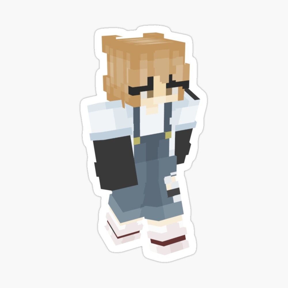 1000x1000 Niki nihachu minecraft skin Photographic Print