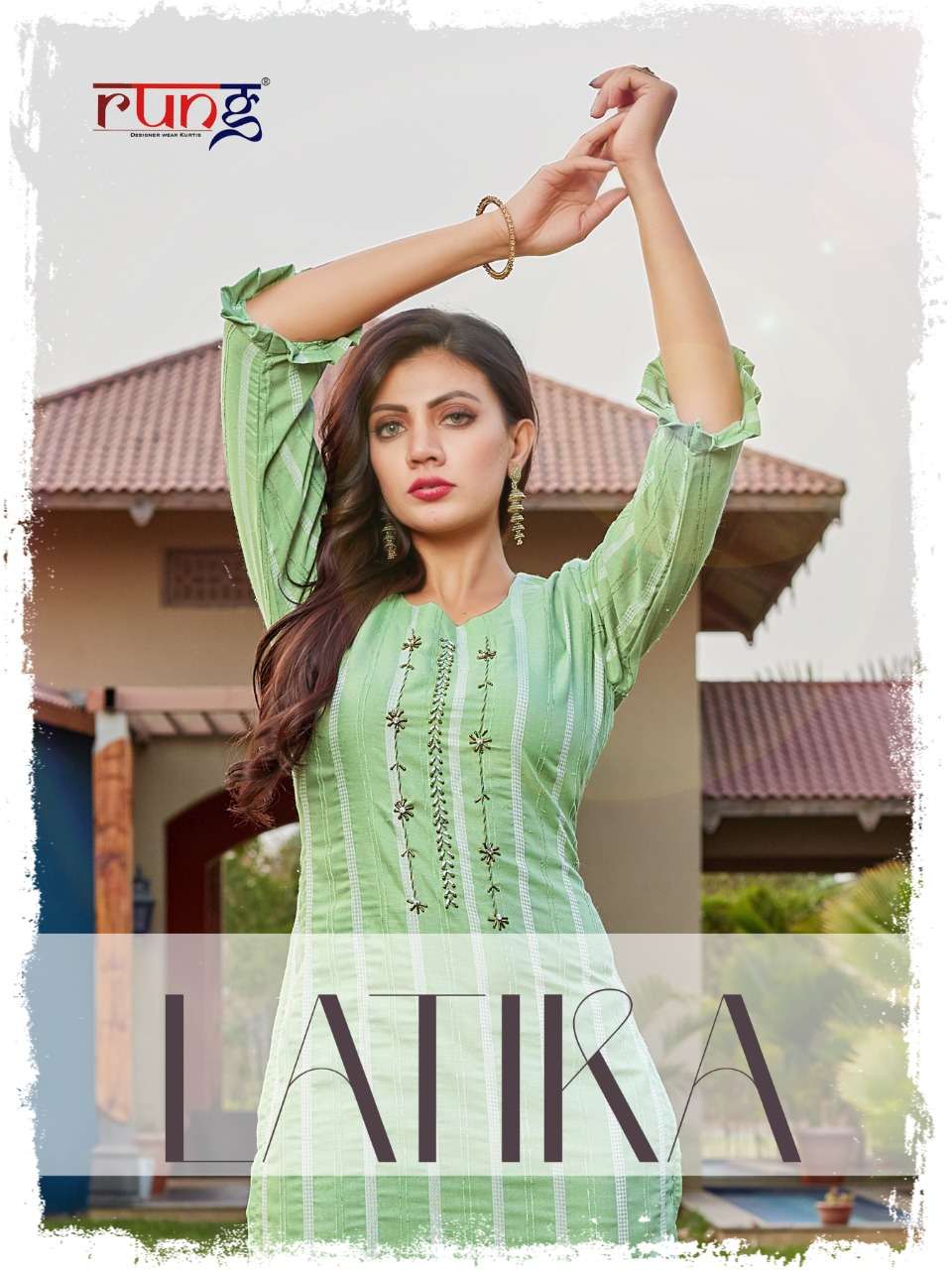 960x1280 Rung Latika Fancy Rayon Kurti Catalog Wholesale Supplier