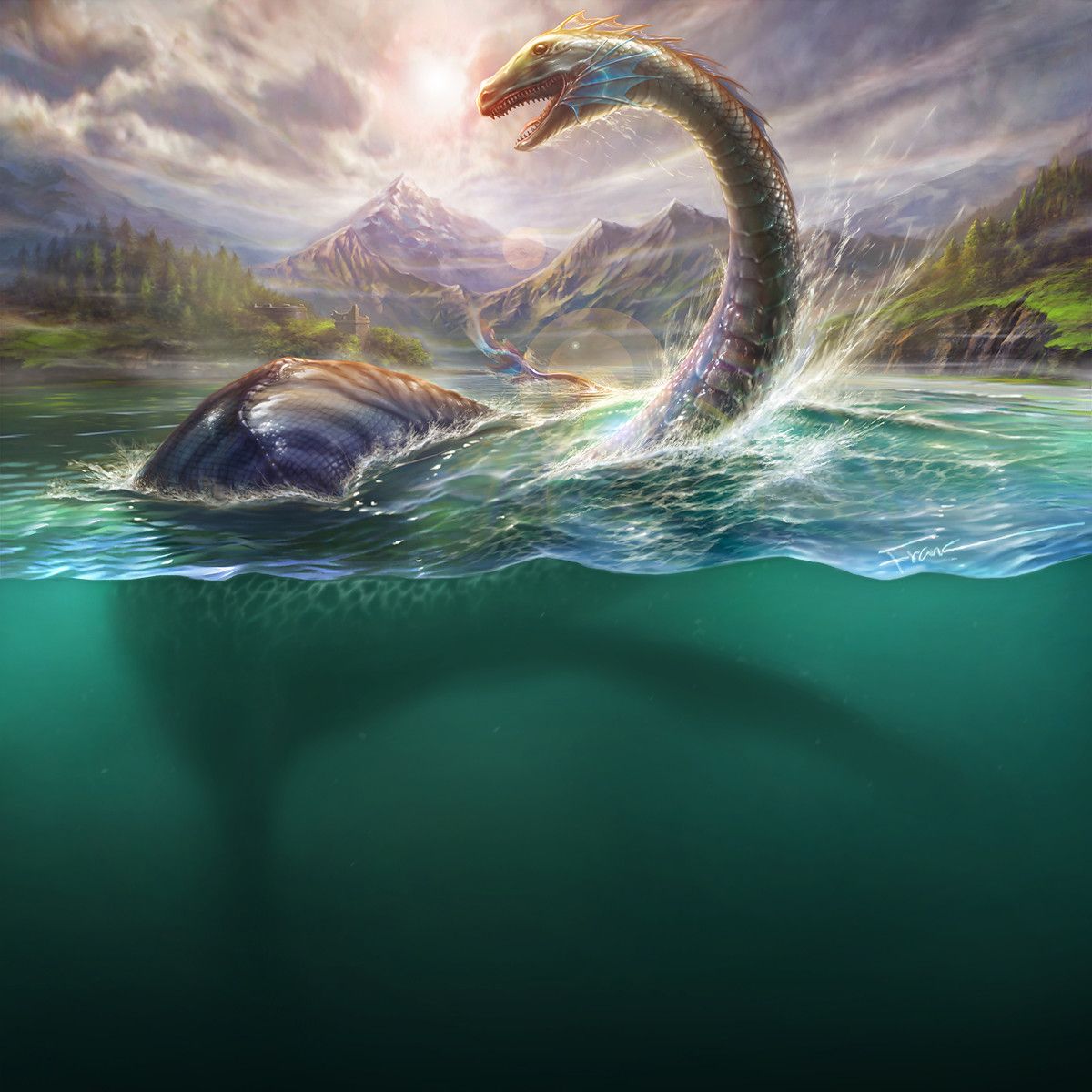 Loch Ness Monster Wallpapers - Top Free Loch Ness Monster Backgrounds ...