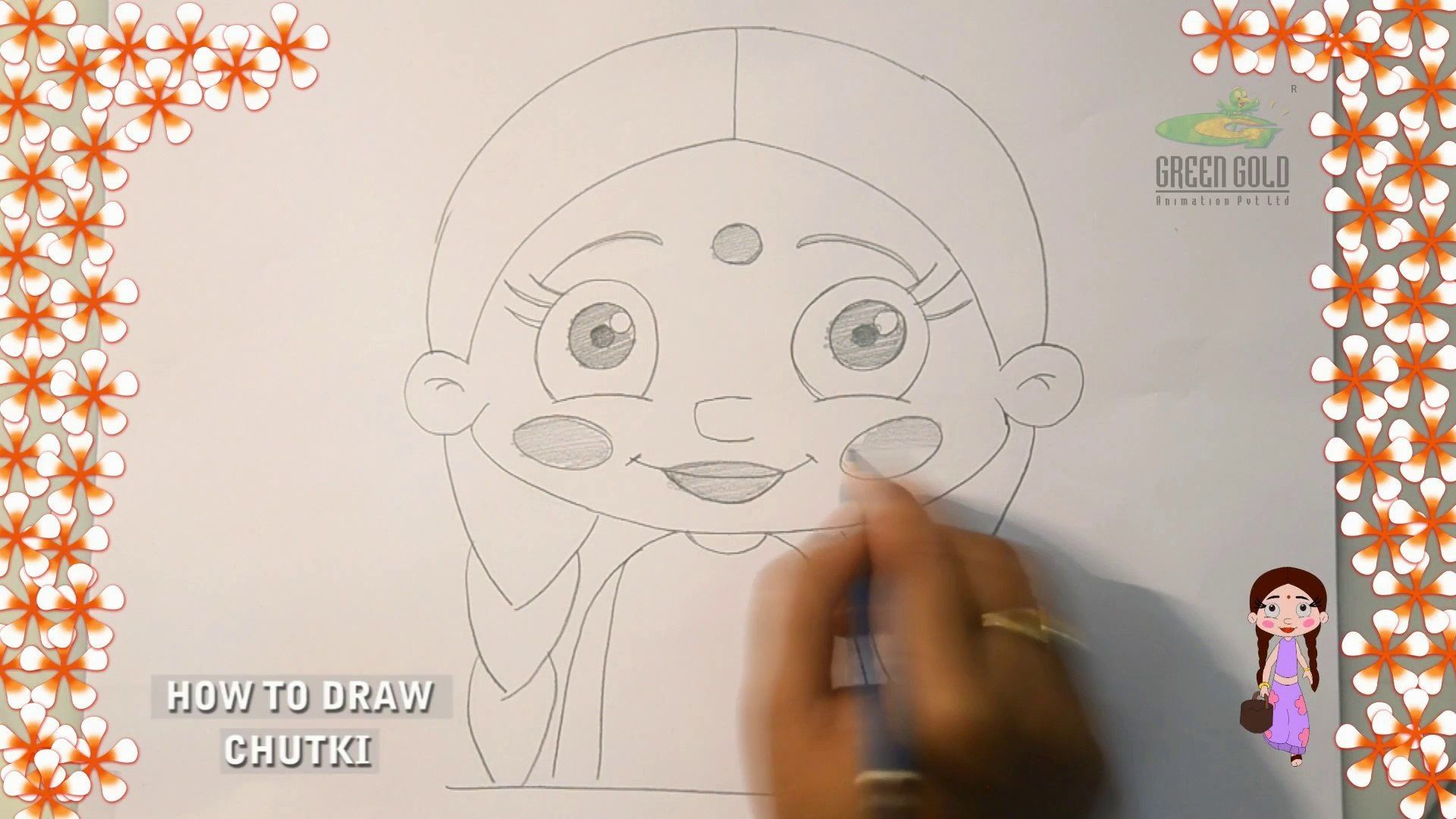 1920x1080 Chhota Bheem to Draw Chutki