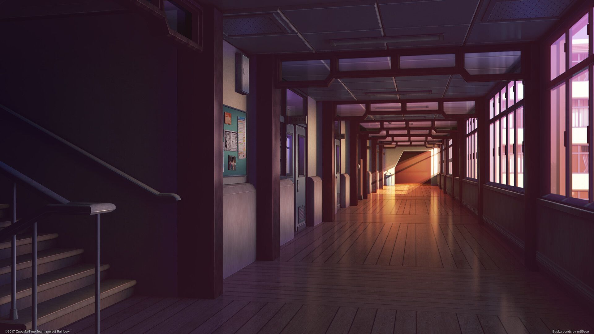 1920x1080 Gacha bg ideas. gacha life background school hallway, college hallway background, gacha background abandoned