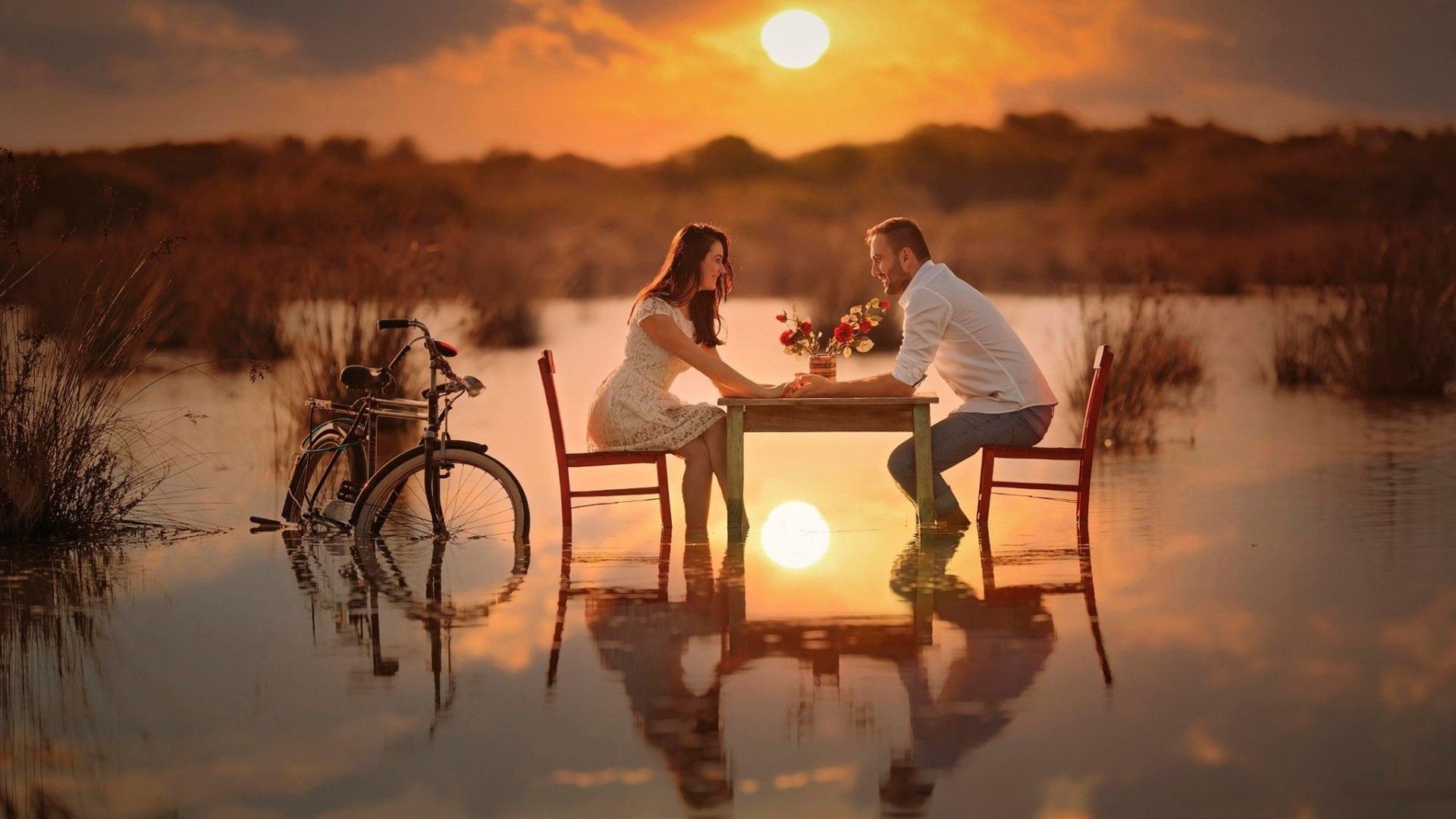 1920x1080 Free download Girl And Boy Romantic 829216 HD Wallpaper Background Download [1920x1080] for your Desktop, Mobile & Tablet. Explore Romantic Boy Wallpaper. Free Romantic Wallpaper, Romantic Background, Wallpaper Romantic