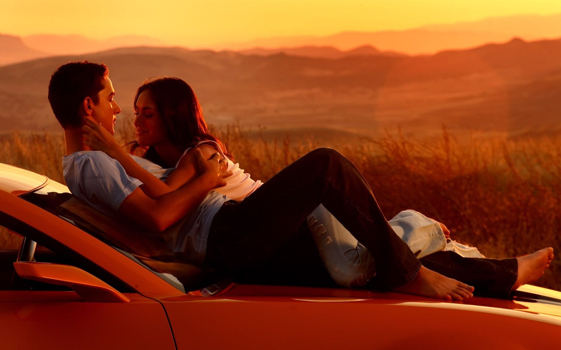 1920x1200 Wallpaper Romance, Love, Fun, Evening, Sunlight, Background Free Image