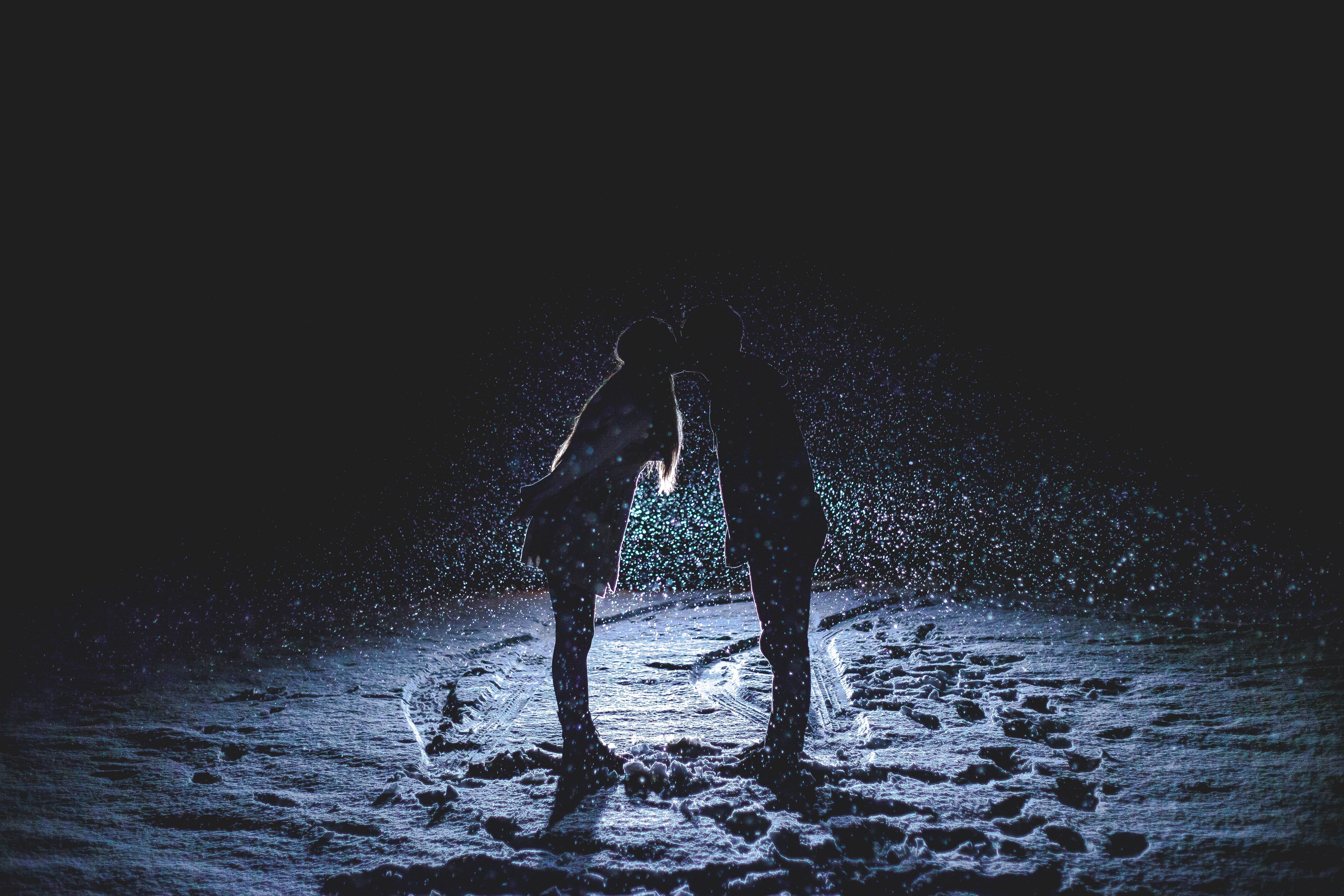 5616x3744 5616x3744 silhouette, snowing, romantic, snow, together, person, boyfriend, romance, wallpaper, love, winter, girl, kissing, girlfriend, boy, love background, Public domain image, kiss, love wallpaper, couple, silloutte Gallery HD