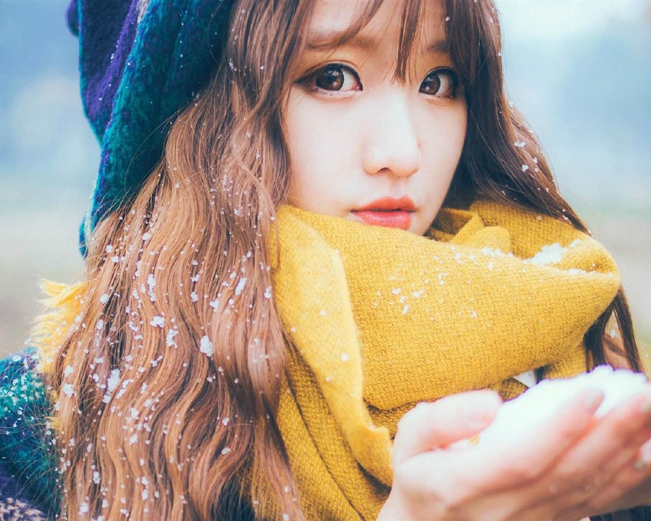 1280x1024 Chinese Youth Fashion Beauty Girls Photo Wallpaper 06