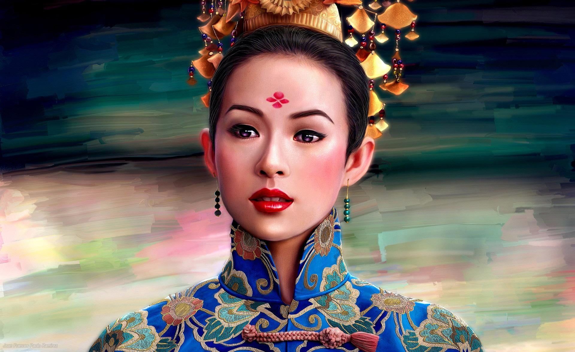 1920x1174 Wallpaper / 1080P, sensuality, chinese, stage Costume, glamour, people, japanese Culture, geisha in Training, human Face, young women, hairstyle, Jean Frances Paolo Ramirez free download