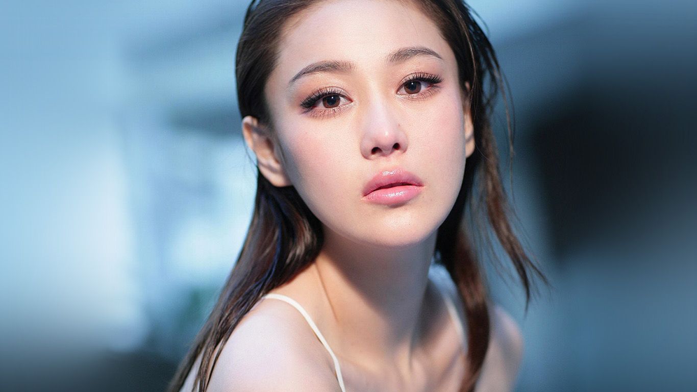1366x768 wallpaper for desktop, laptop. chinese girl model star