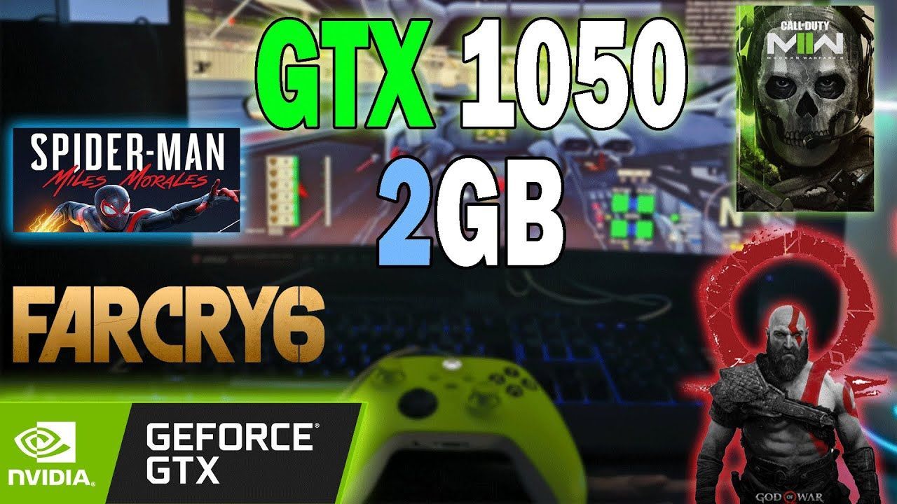 1280x720 NVIDIA GTX 1050 2GB. Test Gaming 1080p. 2023