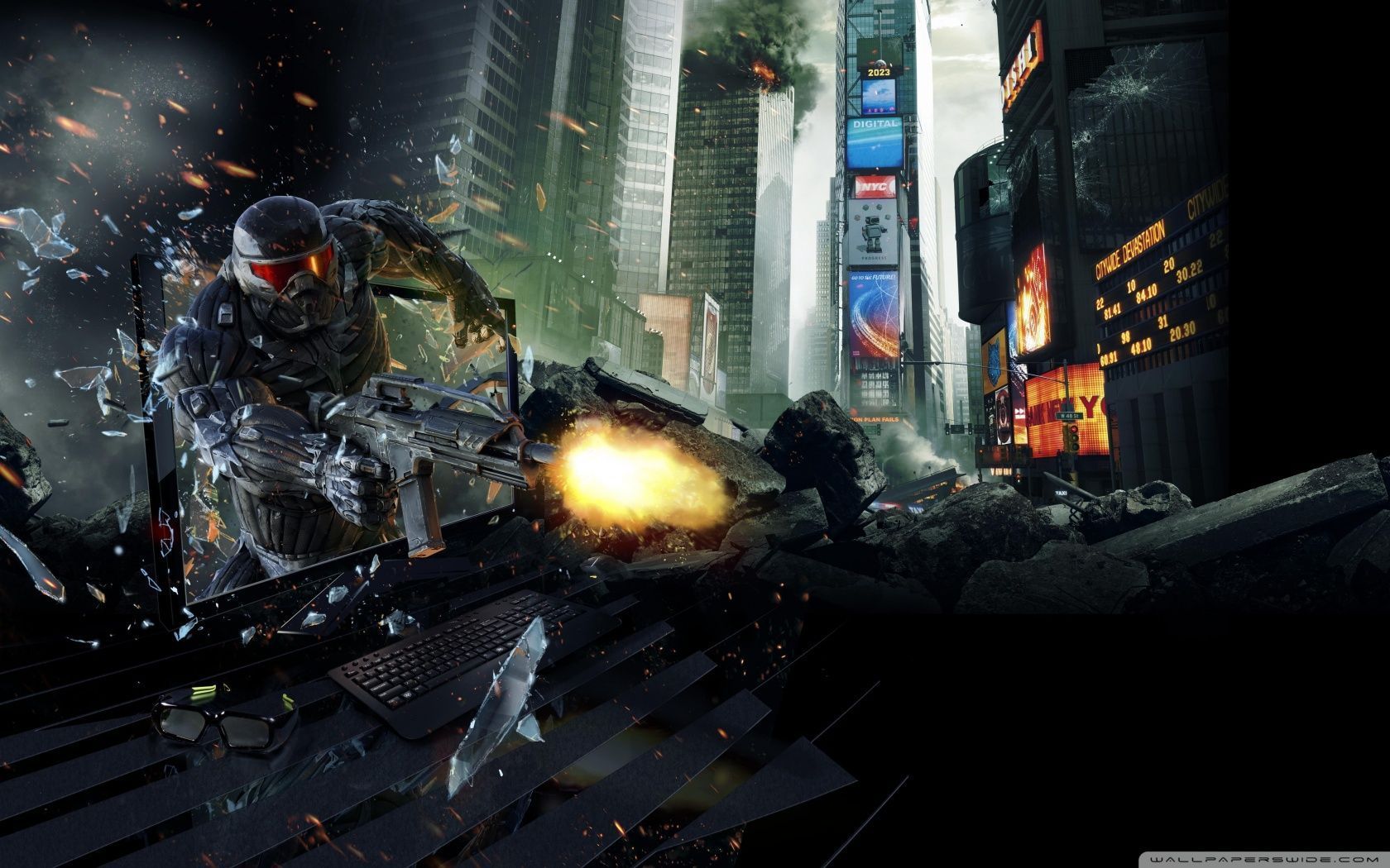 1680x1050 Crysis 2 Geforce Gtx 560 Ti Ultra HD Desktop Background Wallpaper for : Widescreen & UltraWide Desktop & Laptop
