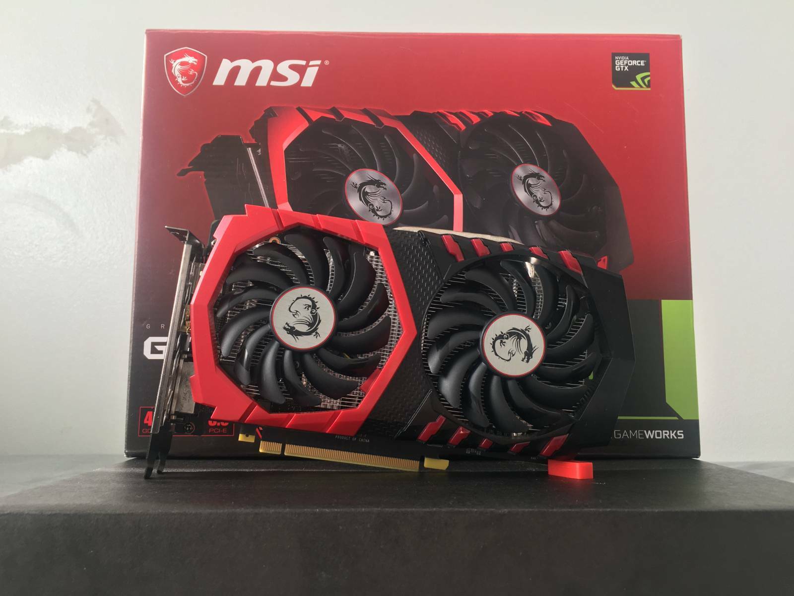 1600x1200 NVIDIA GEFORCE MSI GTX 1050 TI GAMING X 4G Graphics Card