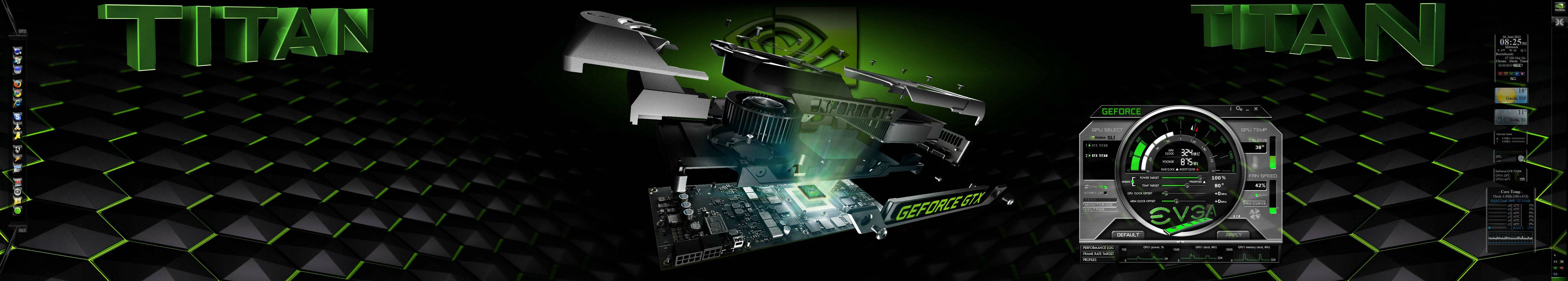 6020x1080 Free download EVGA GeForce GTX TITAN Wallpaper EVGA Forums [6020x1080] for your Desktop, Mobile & Tablet. Explore GTX Titan X Wallpaper. GTX 1080 Wallpaper, GTX 970 Wallpaper, GTX Wallpaper