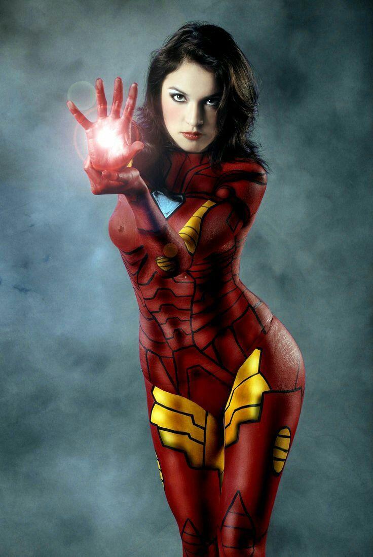 736x1099 Iron Girl Wallpaper