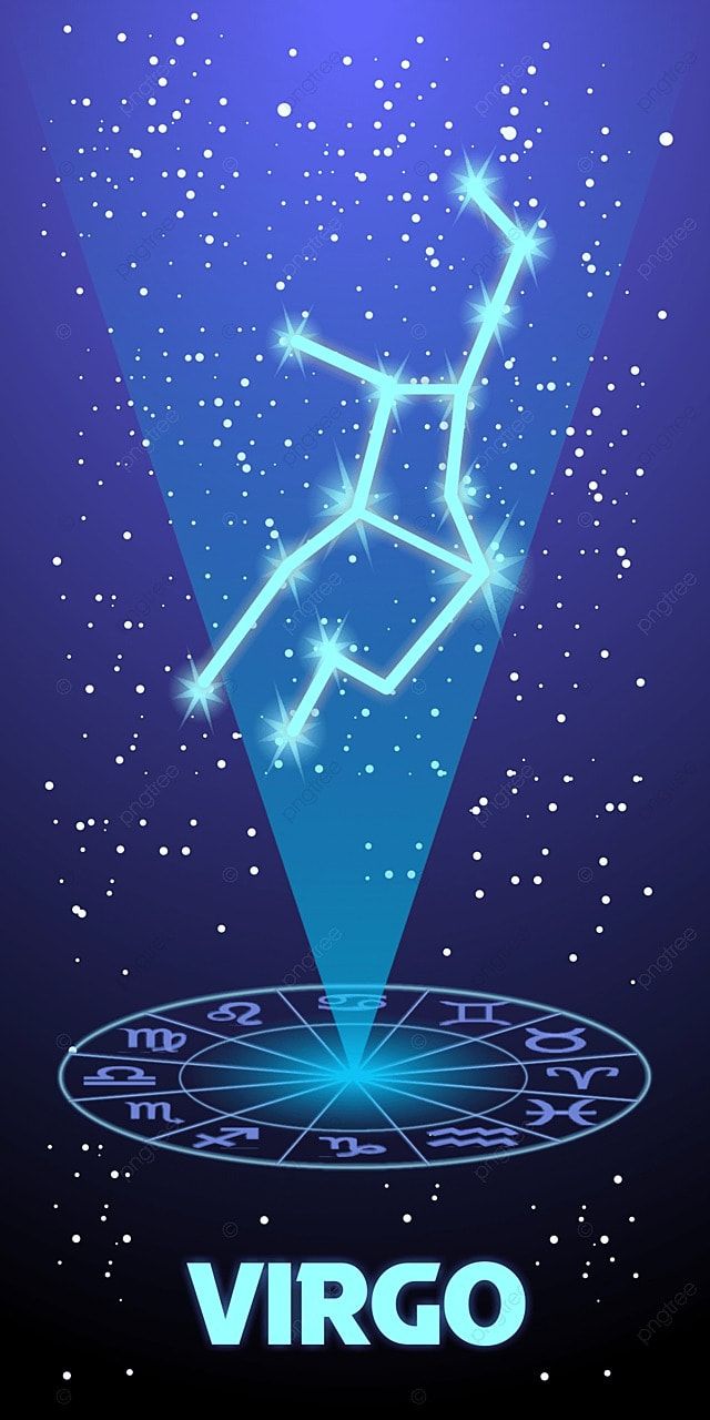 640x1280 Constellation Virgo In Space Background Wallpaper Image For Free Download