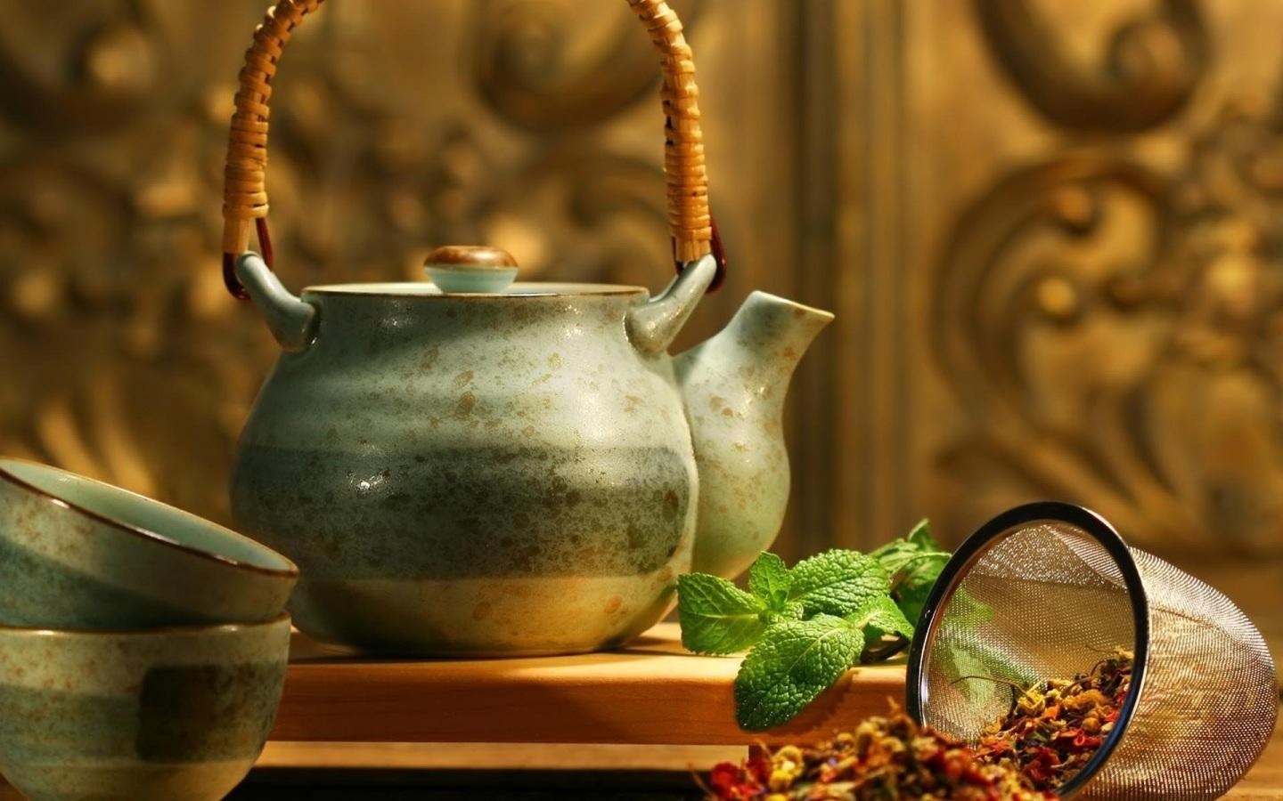 1440x900 Herbal Tea Wallpaper Herbs. 照片图像