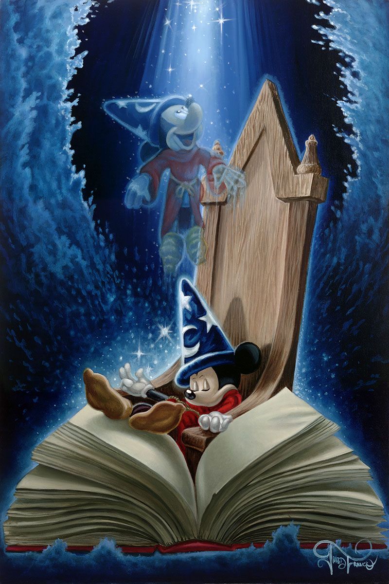800x1200 Mickey Mouse Walt Disney Fine Art Jared Franco Signed Limited Edition