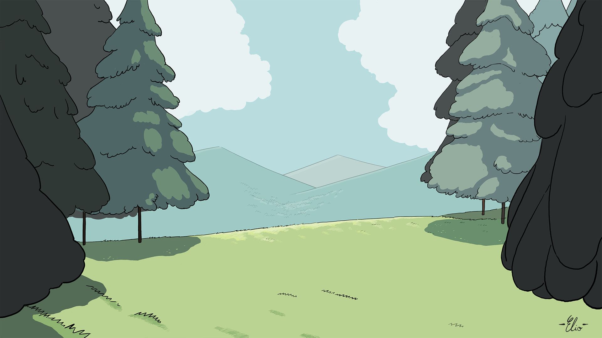 1920x1080 Movie Frame Box's Background