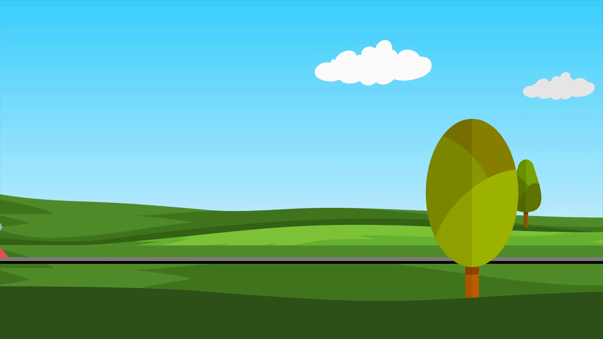 1920x1080 4k Cartoon 2d Animation Train Animation Stock Motion Graphics SBV 338977263
