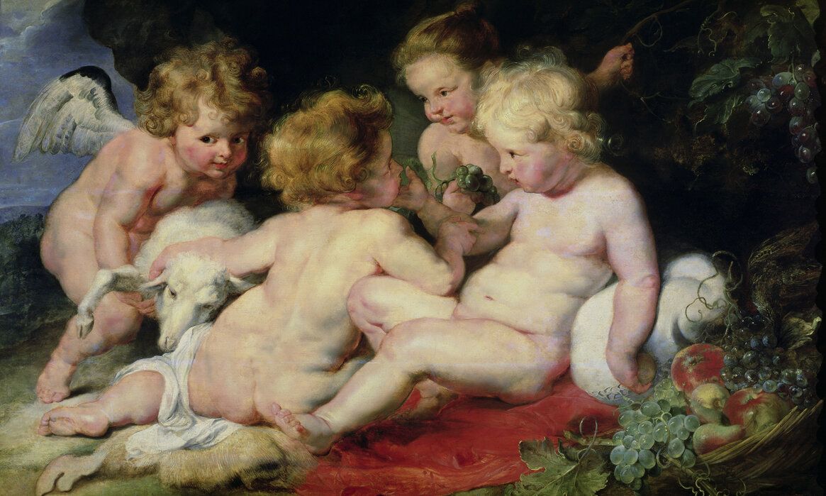 1165x699 Infant Christ with John the Baptist, Peter Paul Rubens