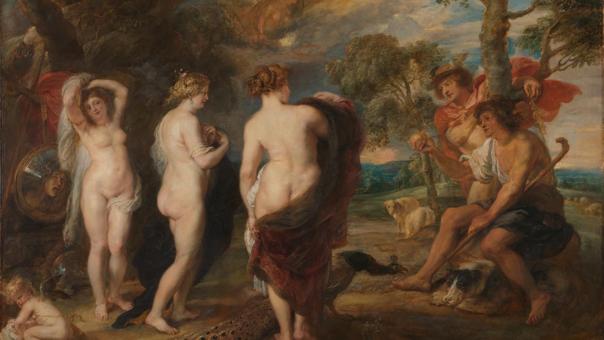 1920x1080 Peter Paul Rubens. The Judgement of Paris. NG194. National Gallery, London