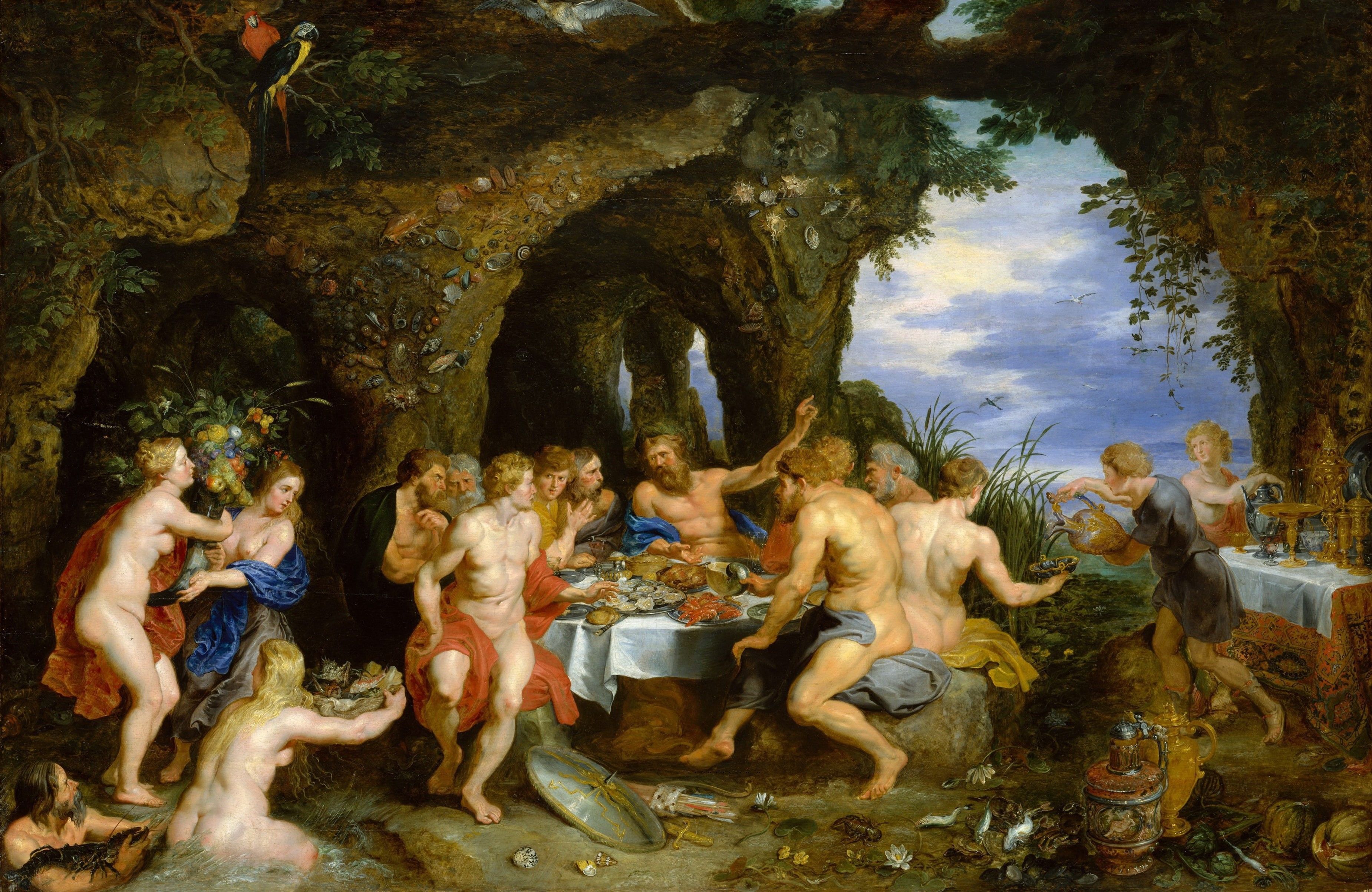 3700x2405 Wallpaper / Peter Paul Rubens, artwork, Greek Mythology, painting, 1080P, Overthrow of the Titans free download
