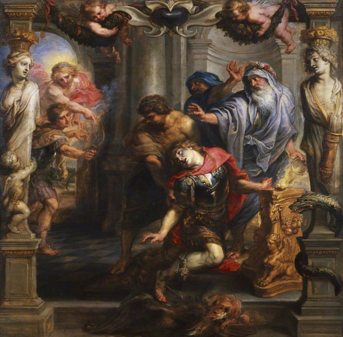 1200x1180 Death of Achilles