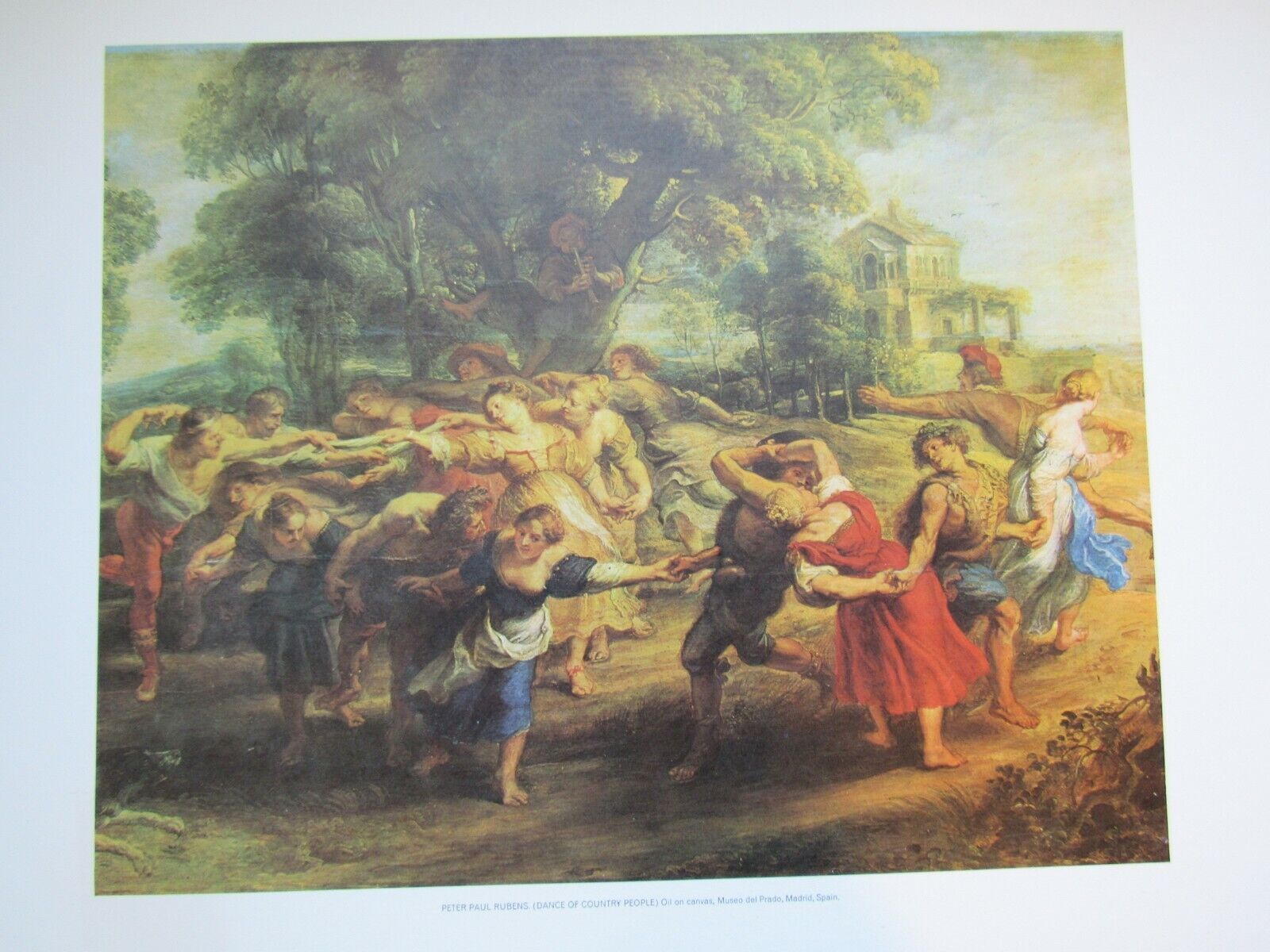 1600x1200 Peter Paul Rubens DANCE OF COUNTRY PEOPLE Art Print Spain