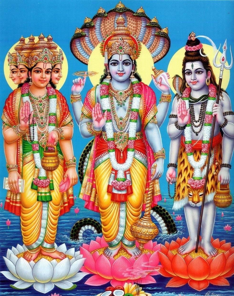 981x1239 What's the meaning of Brahma Vishnu and Maheshwar in Hinduism. by Indian Astrologer Ramnath