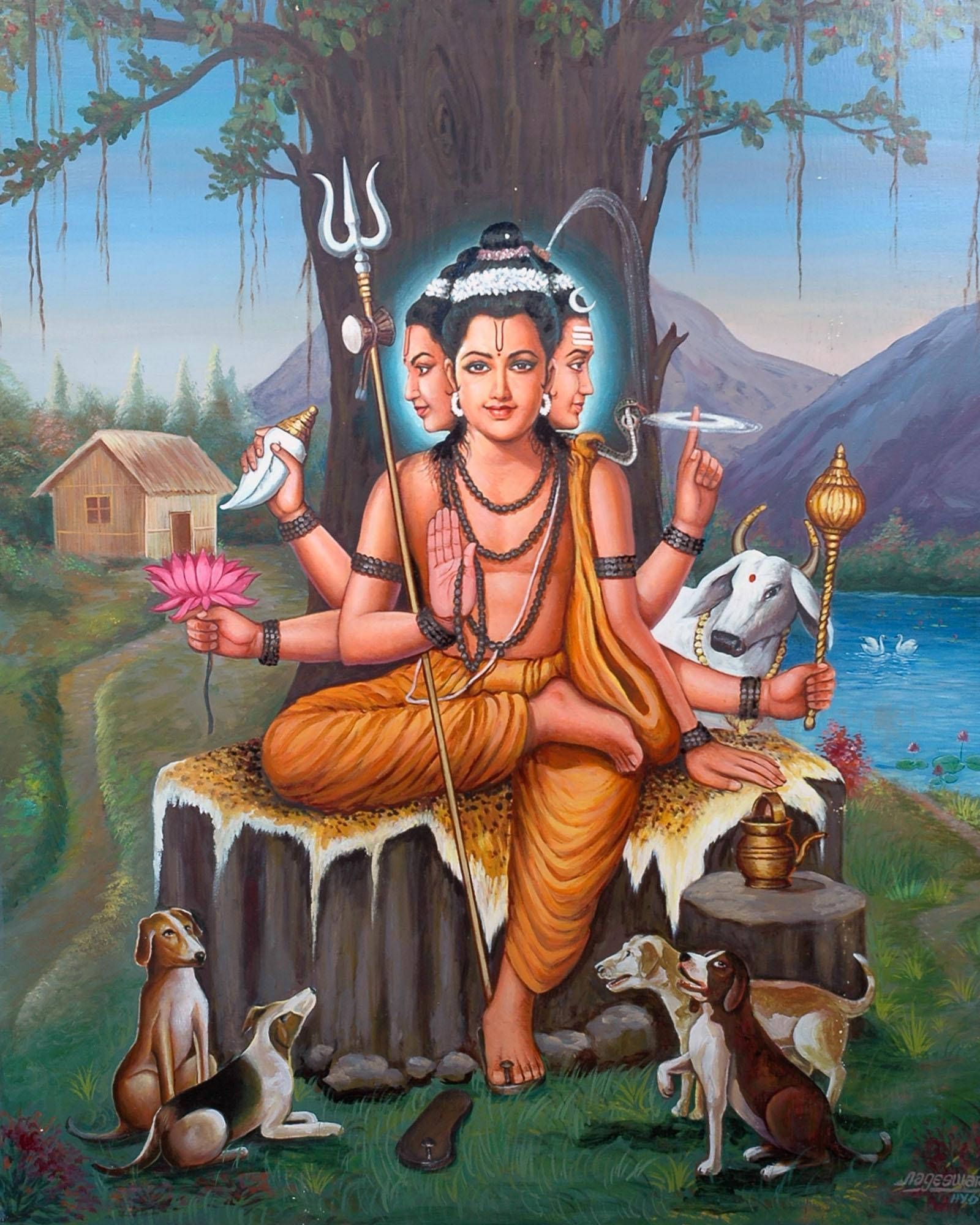 1600x2000 Shri Dattatreya Image