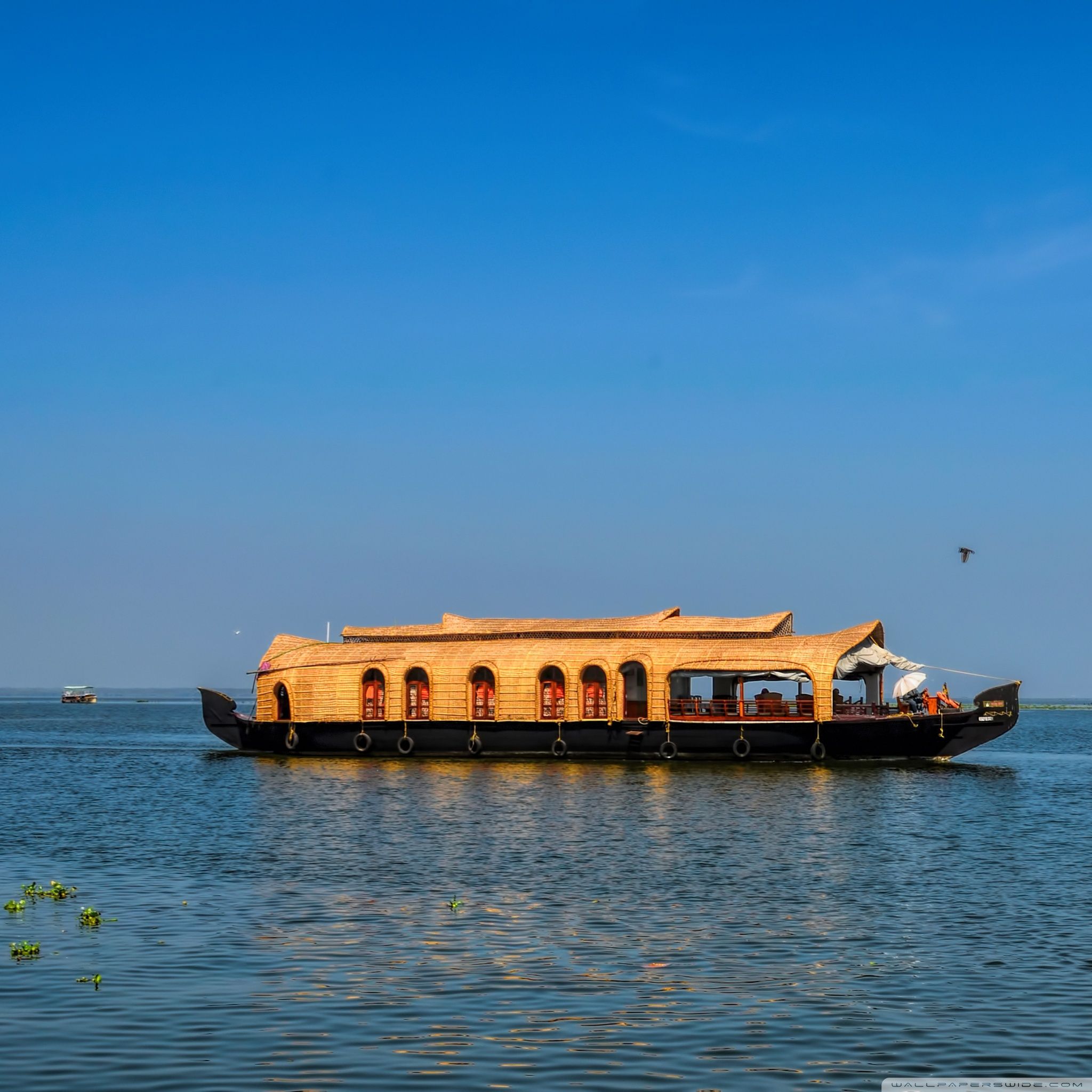 2048x2048 House Boat Kerala Ultra HD Desktop Background Wallpaper for : Multi Display, Dual Monitor : Tablet