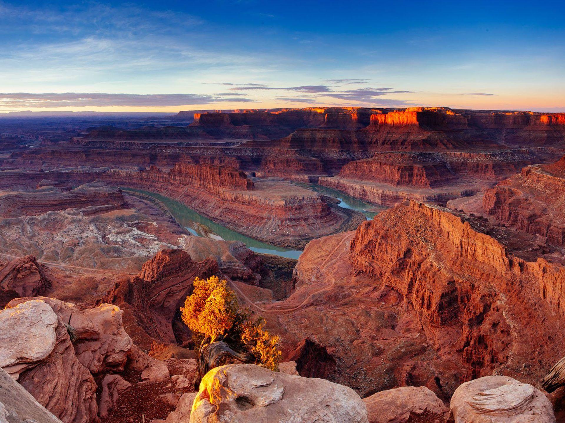 1920x1440 Desert Sunrise Scenery Canyonlands National Park Utah & Arizona HD