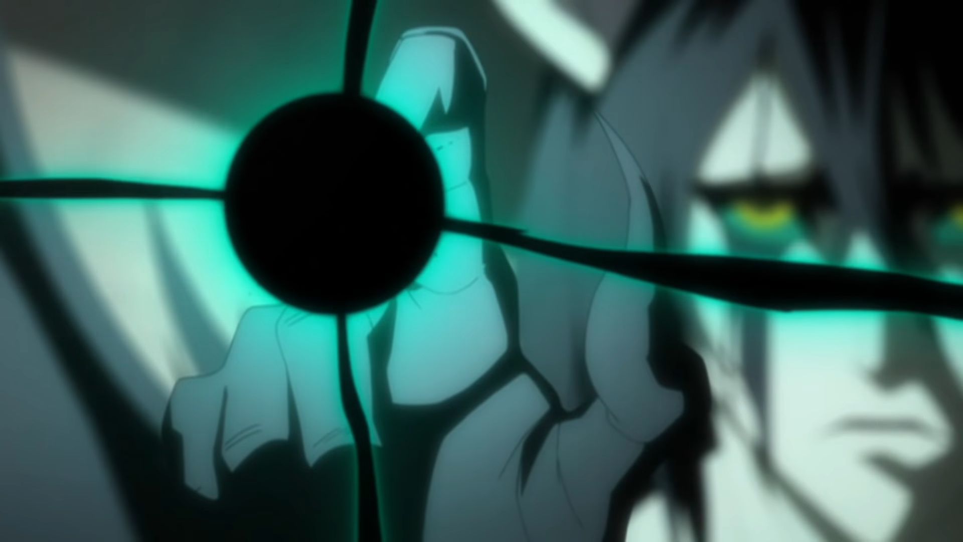 1920x1080 hands, Ulquiorra Cifer, Bleach, dark, anime, yellow eyes, men, turquoisex1080 Wallpaper