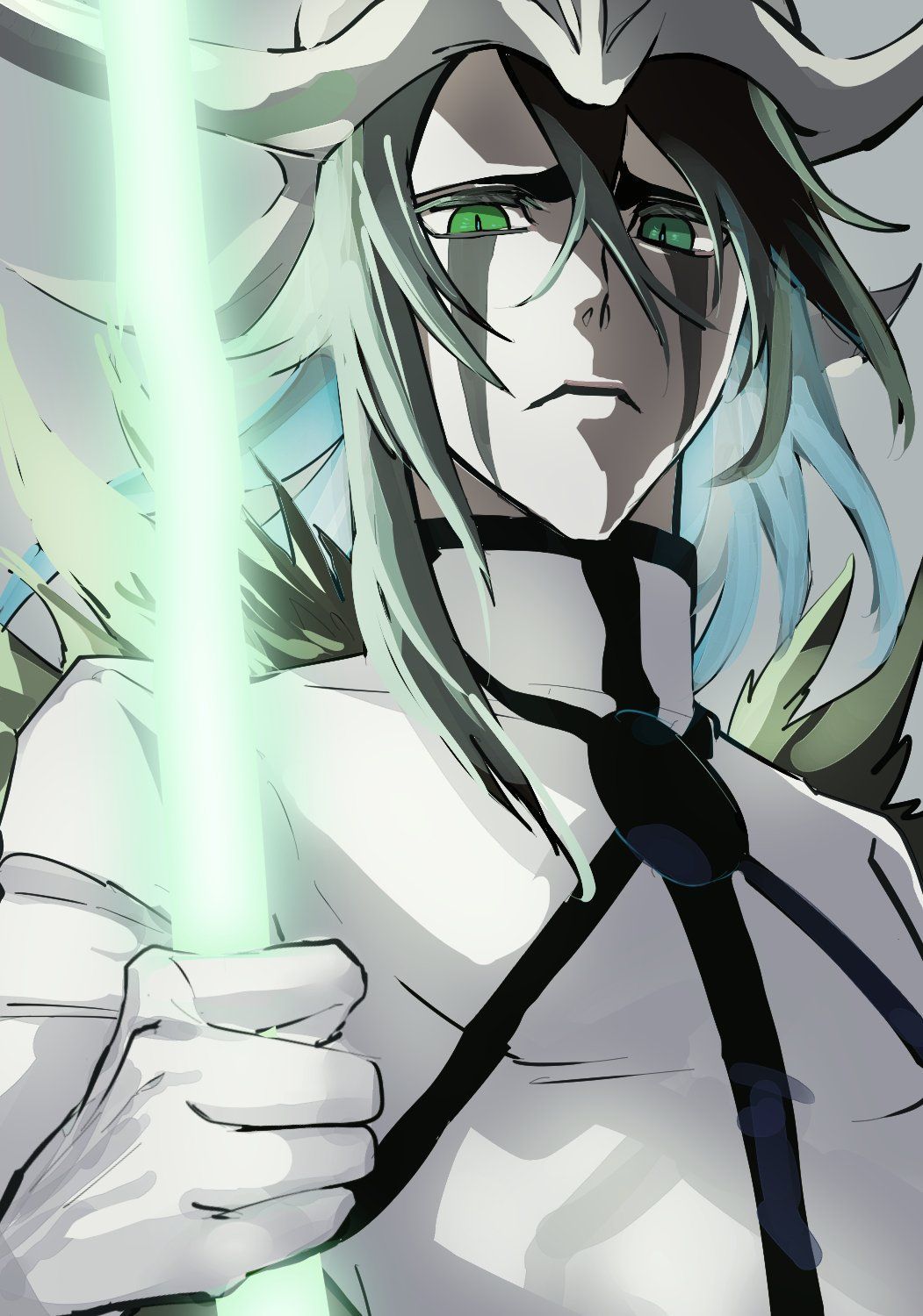 1051x1500 ulquiorra cifer (bleach) drawn