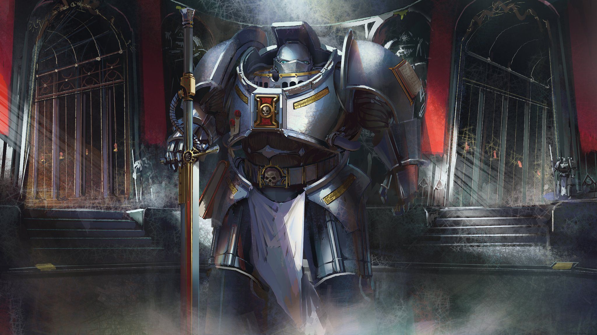 2048x1152 Warhammer Art & Lore on X: Grey Knights chapter #warhammer k # greyknights / X
