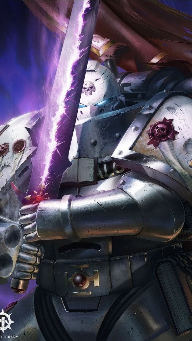667x1185 Time for another Warhammer 40k phone wallpaper. Today is a Grey Knight