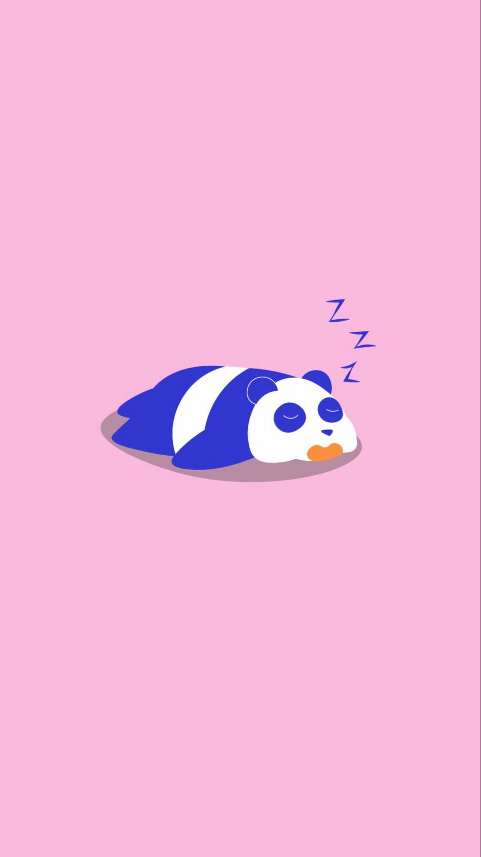 938x1668 Download Wallpaper 938x1668 Panda, Sleep, Art, Funny, Minimalism Iphone 8 7 6s 6 For Parallax HD Background