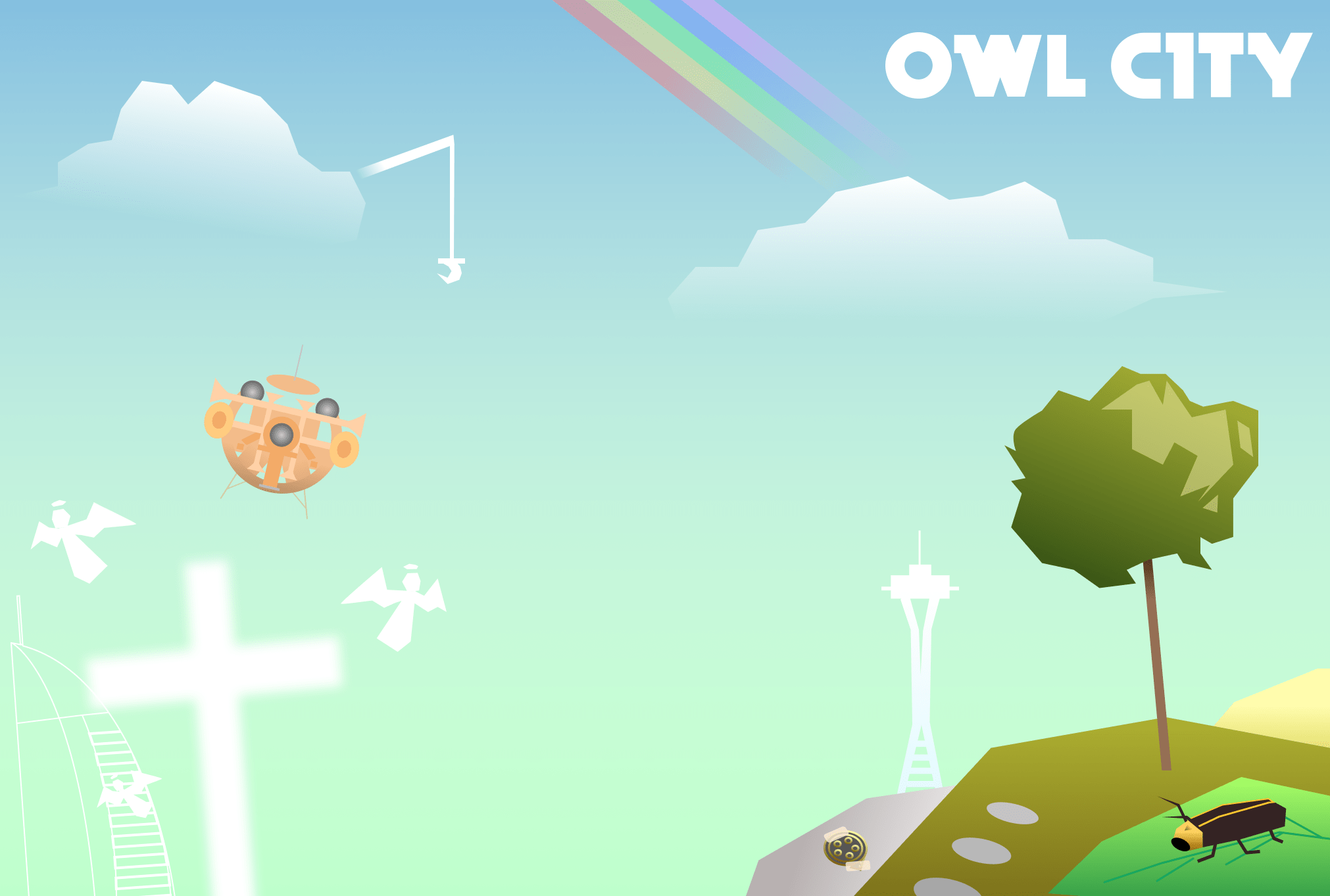 2022x1363 OWL CITY- Custom Wallpaper