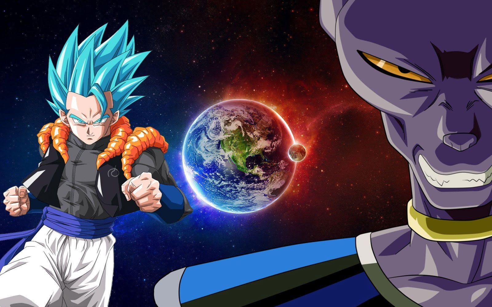 1600x1000 Wallpaper Beerus And Gogeta, Dragon Ball