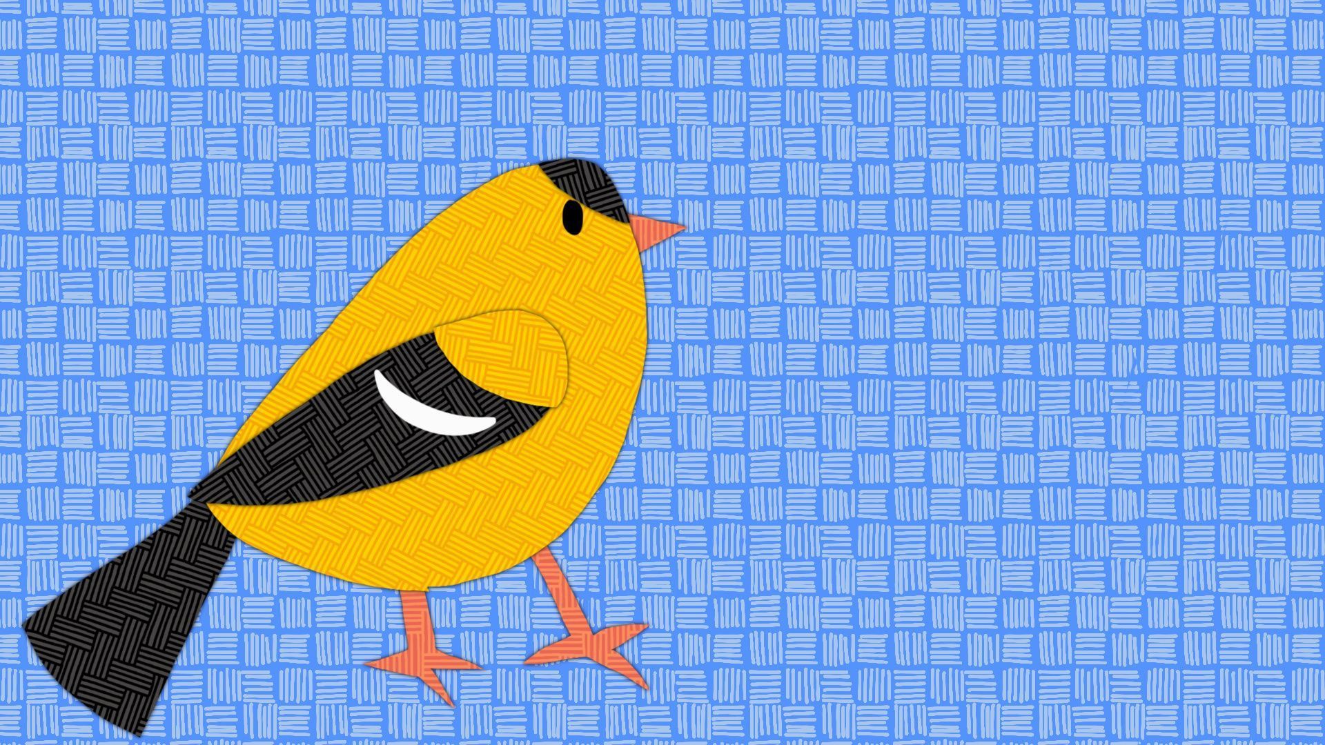 1920x1080 Free Goldfinch Wallpaper for Computers, Tablets and Phones Happy World