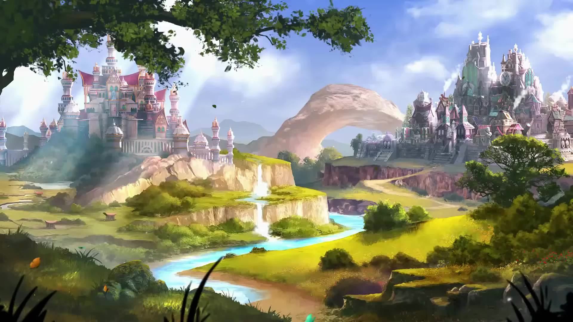 1920x1080 Elvenar Fantasy Kingdom Live Wallpaper, Animated Wallpaper