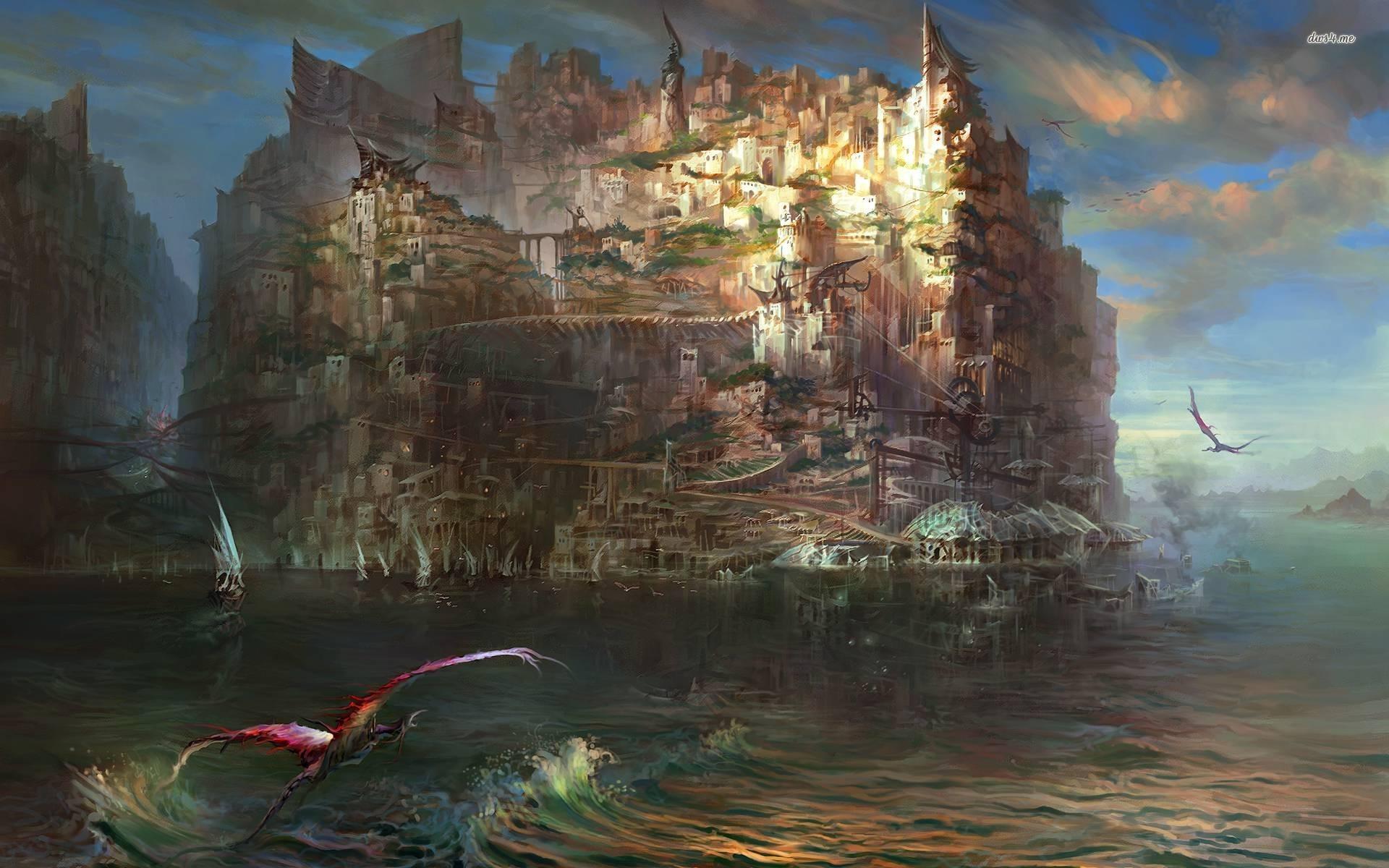 1920x1200 Dragon Kingdom Wallpaper
