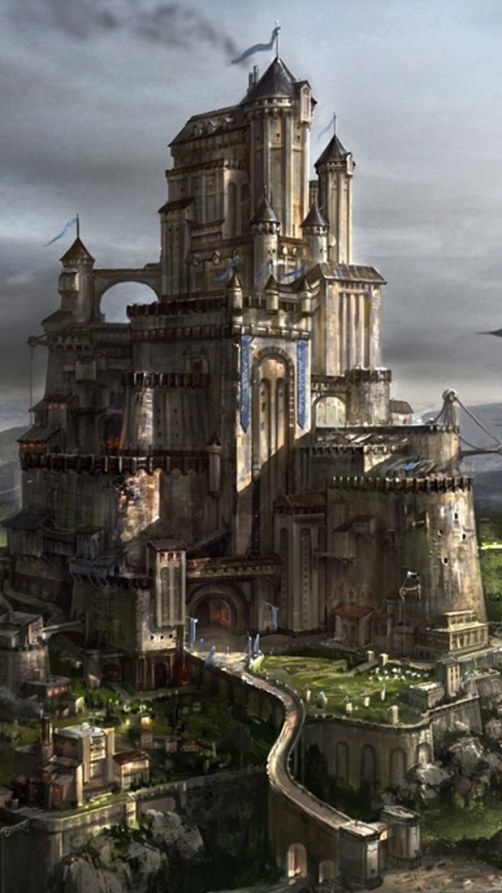 720x1280 Wallpaper / Fantasy City Phone Wallpaper, Kingdom Under Fire 720x1280 free download
