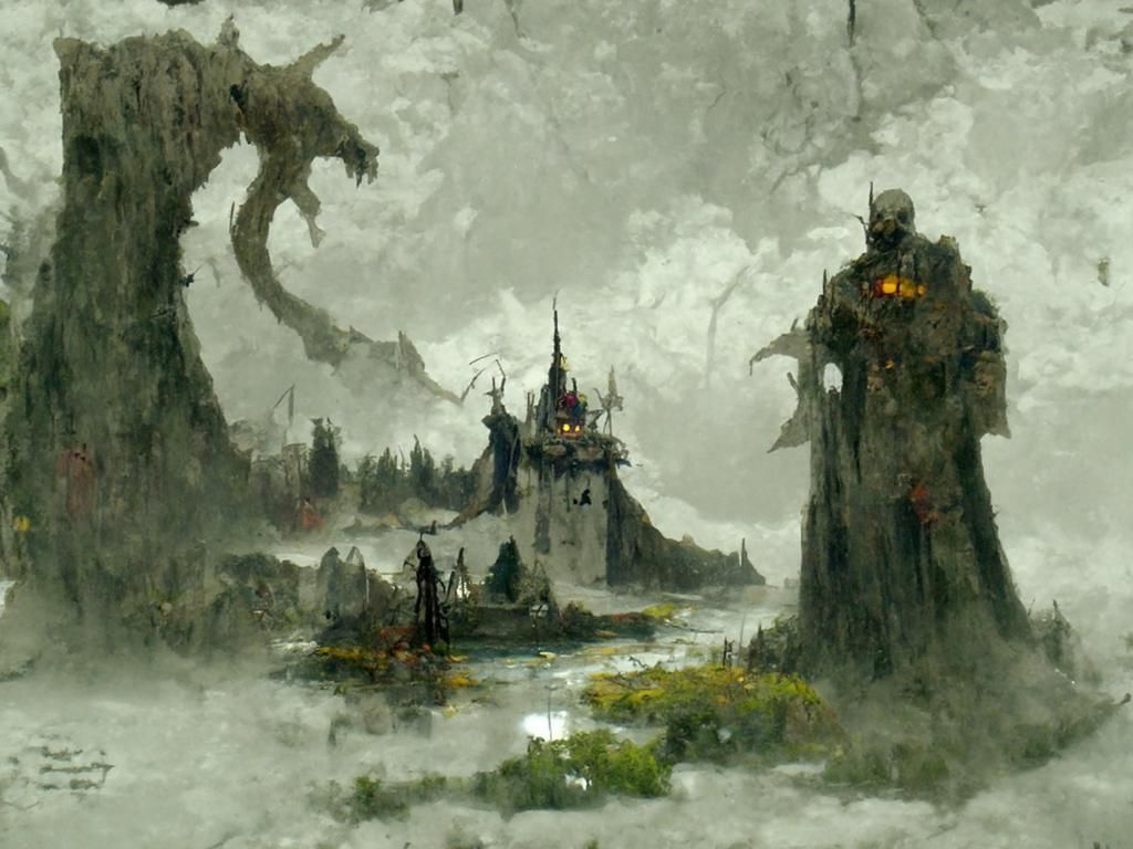 1024x768 Old Fantasy Kingdom Generated Artwork