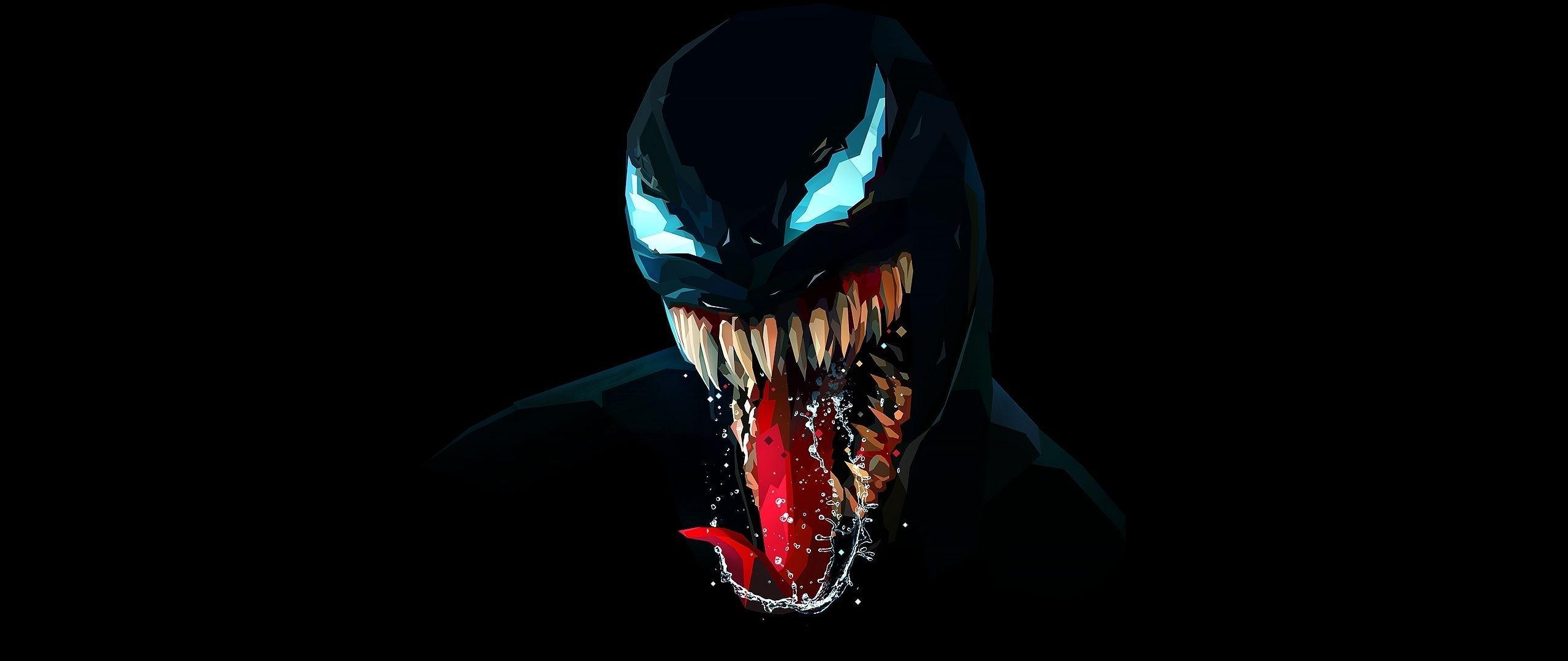 2560x1080 Download wallpaper 2560x1080 venom, artwork, minimal, dark, dual wide 2560x1080 HD background, 8285